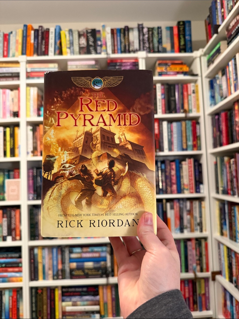 The Red Pyramid by Rick Riordan - Red/Gold Cover